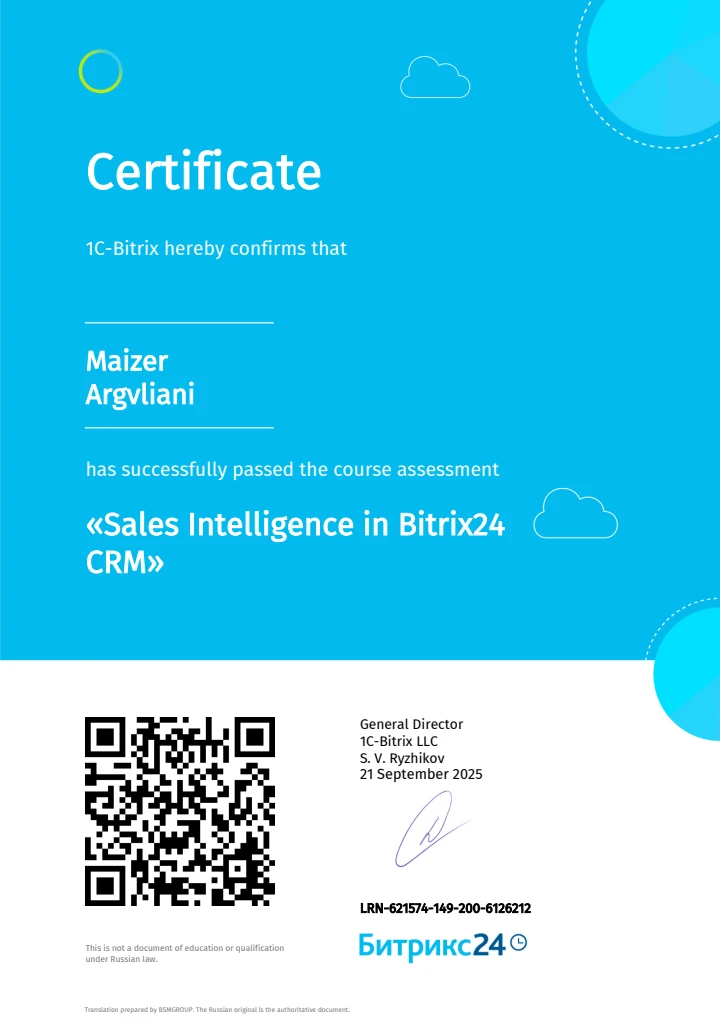 ניתוח מכירות ב-Bitrix24 CRM